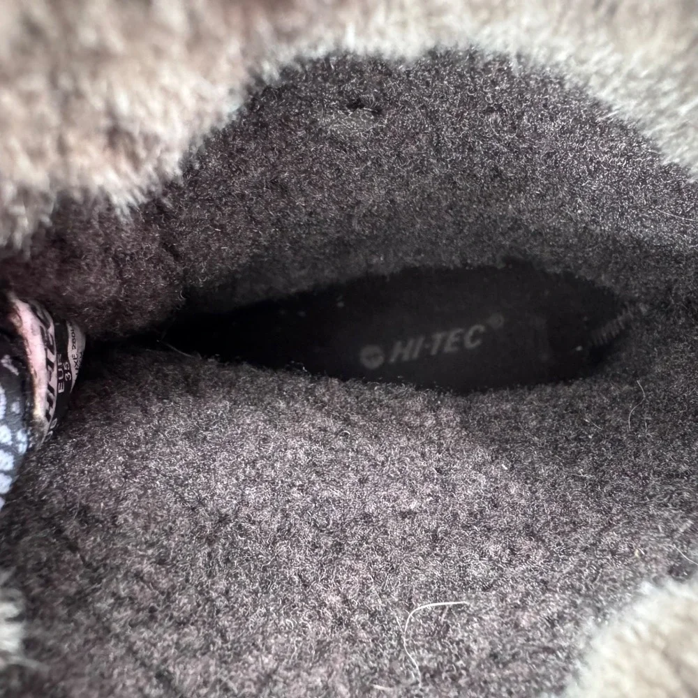 Hi-Tec St‎ Moritz 200 Womens Brown Suede Waterproof Insulated Winter Snow Boots